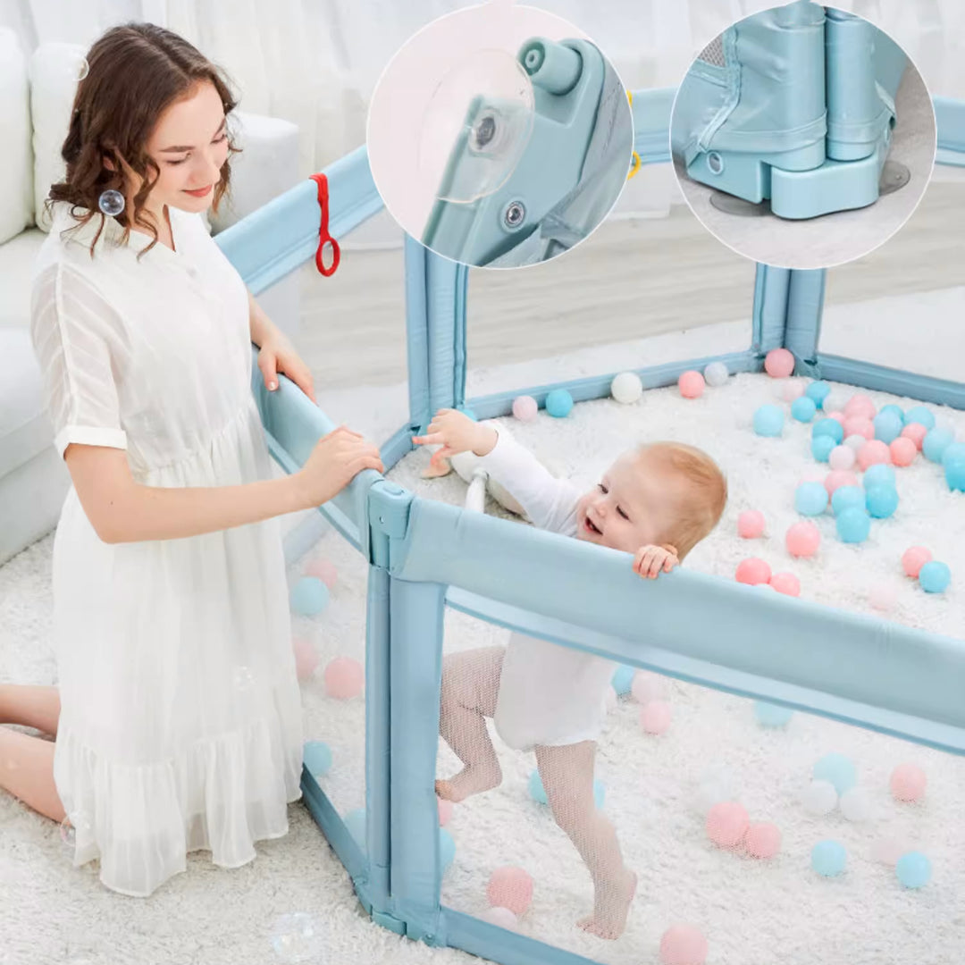 Modular Angle-Lock Baby Playpen