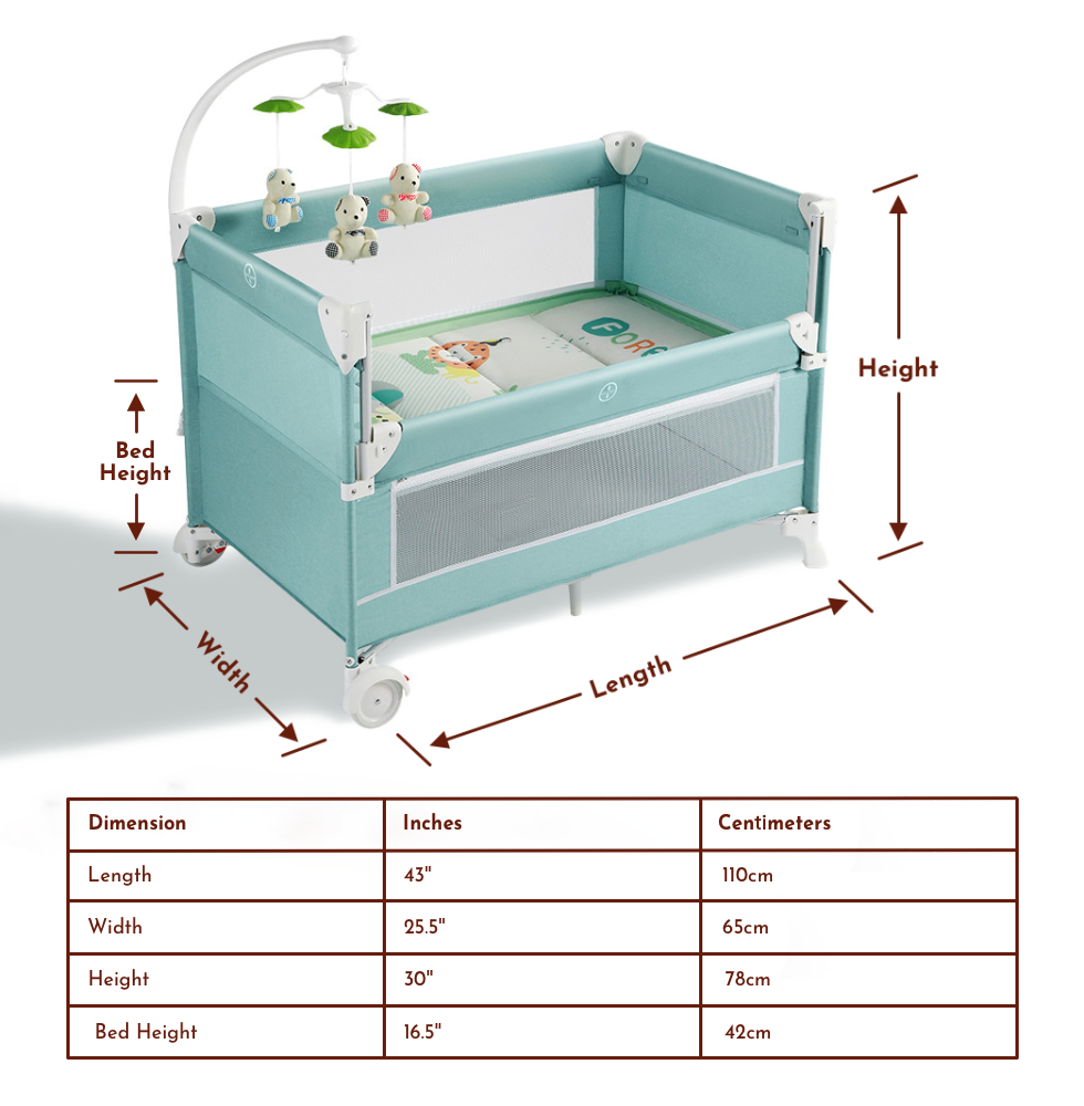 Foldable Baby Travel Bed