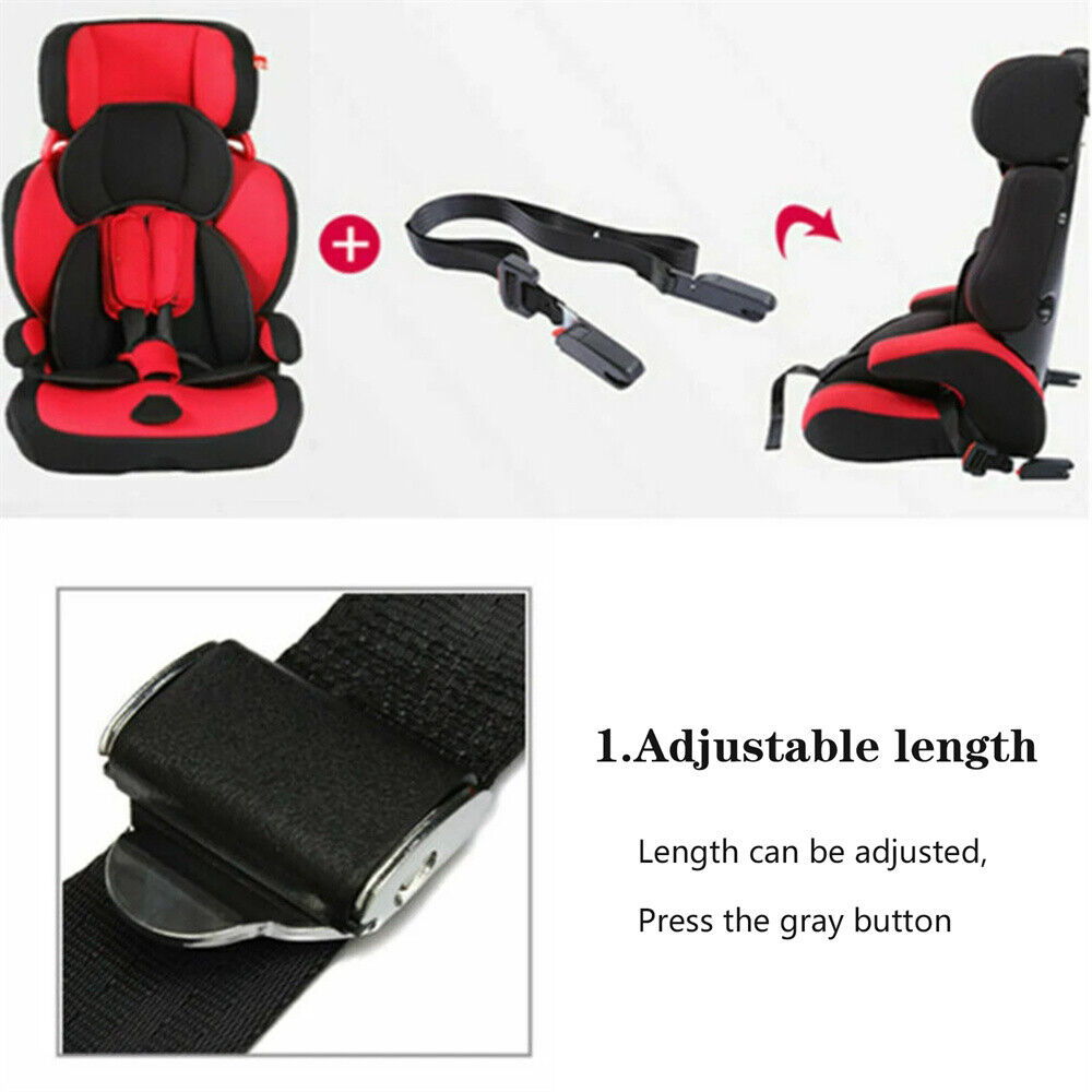 Sangles de verrouillage de siège d'auto pour systèmes Isofix