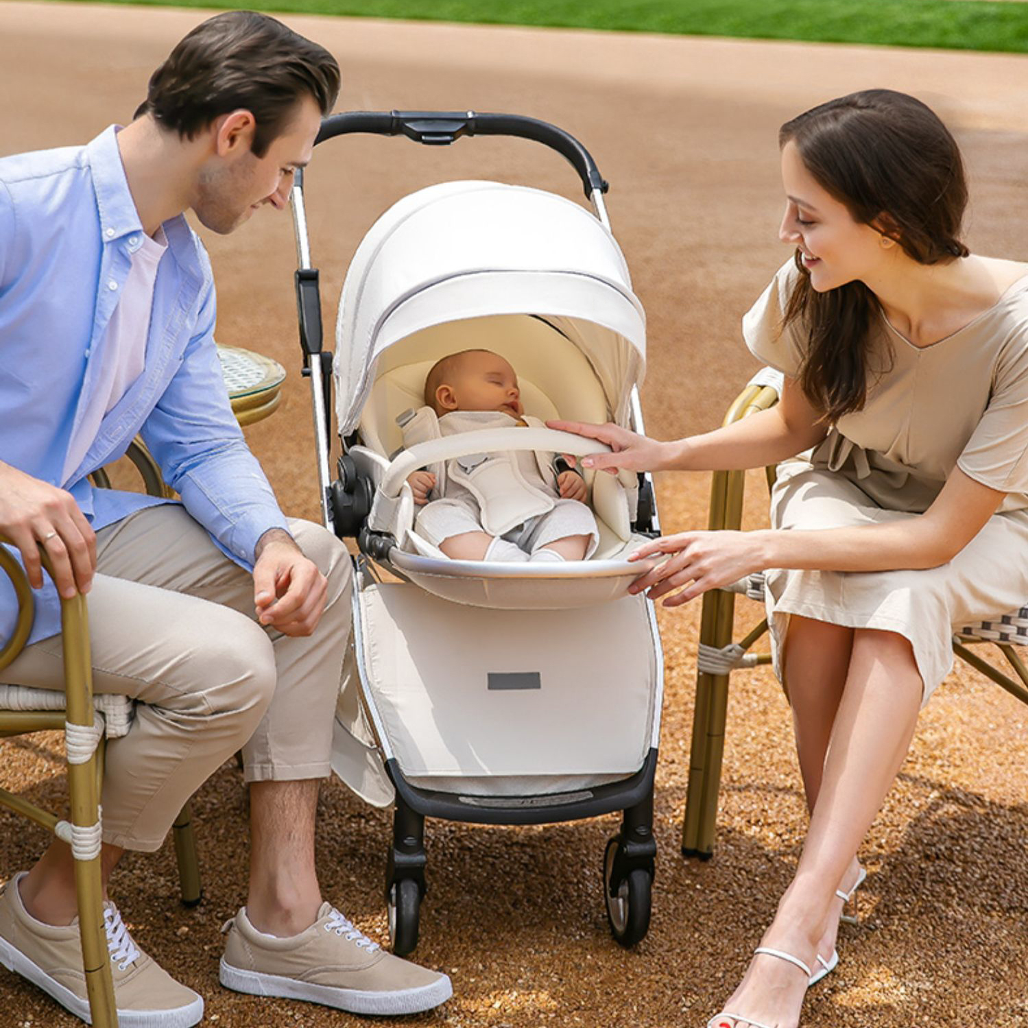 🚀 A Morning of Firsts with the AeroNest Baby Stroller 🌅