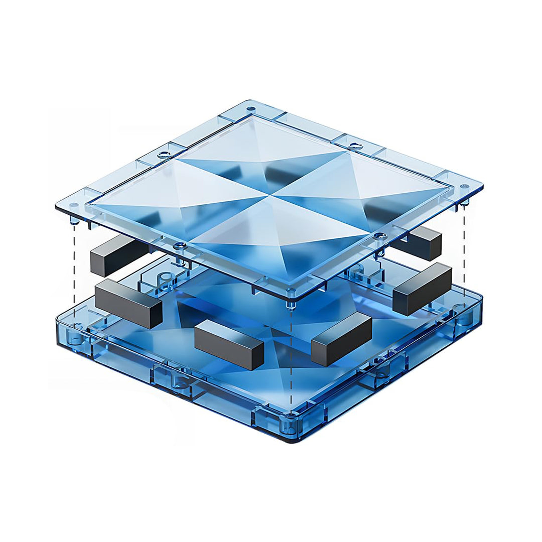 Diamond-Cut Magnetic Tiles