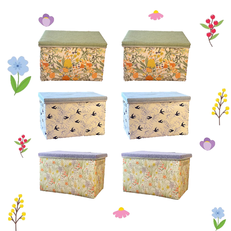 6 Pcs Foldable Storage Box Set