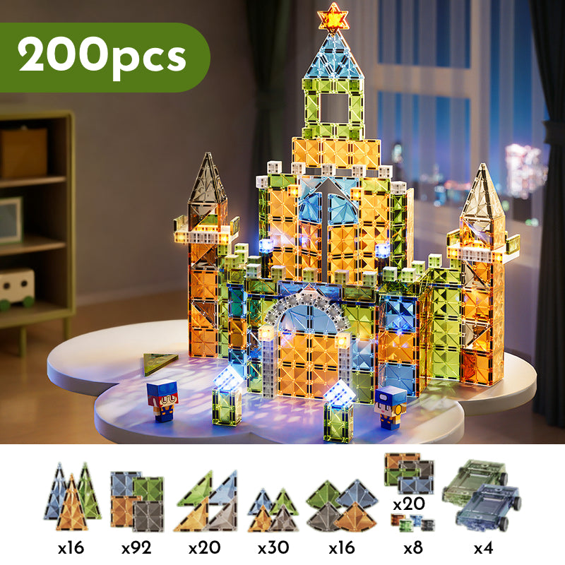 Diamond-Cut Magnetic Tiles