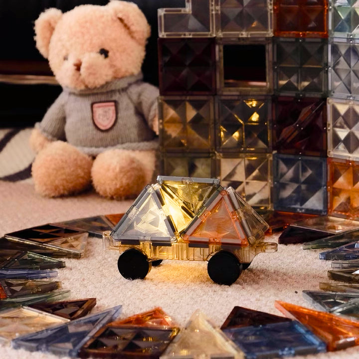Diamond-Cut Magnetic Tiles