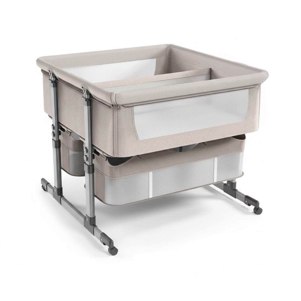 Bedside Bassinet for Twins