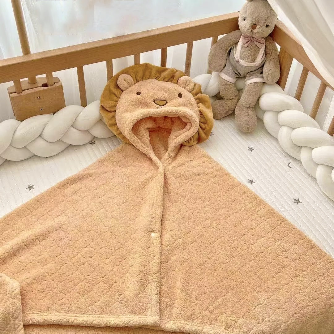 Animal Hooded Baby Towel