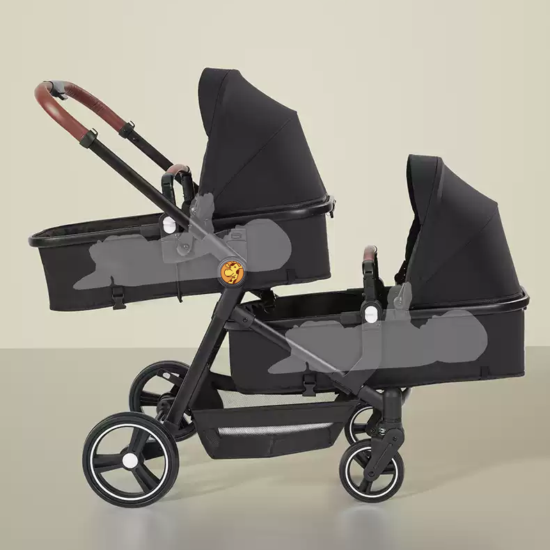 Portable Tandem Baby Stroller