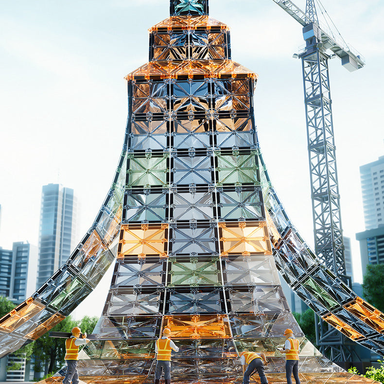 Diamond-Cut Magnetic Tiles