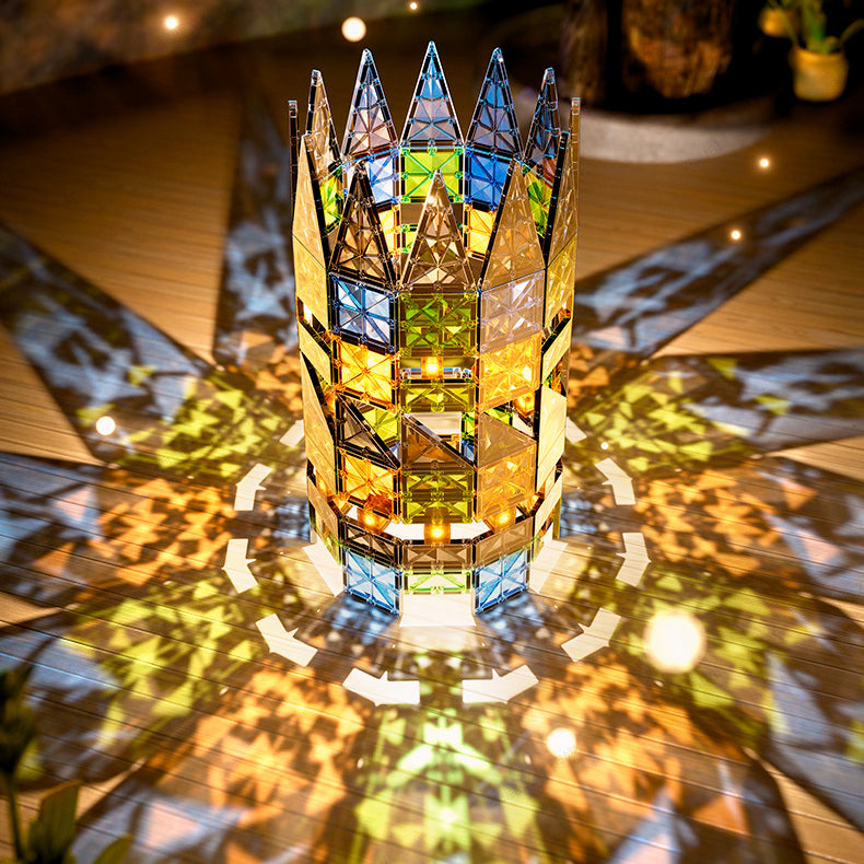 Diamond-Cut Magnetic Tiles