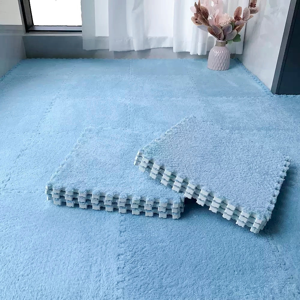 Fluffy Interlocking Floor Mats