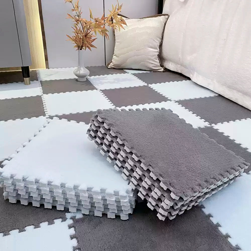 Fluffy Interlocking Floor Mats