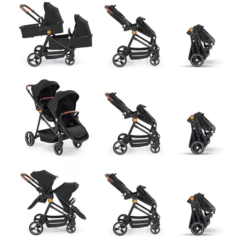 Tandem Convertible Baby Stroller