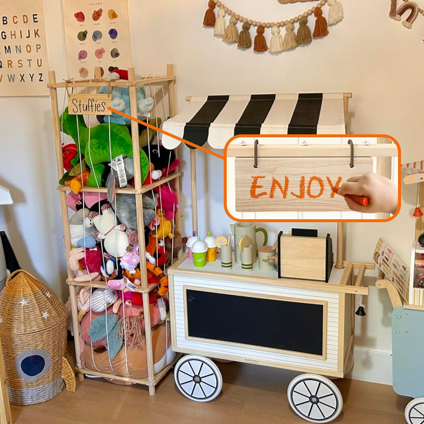 Kids Plush Storage Rack