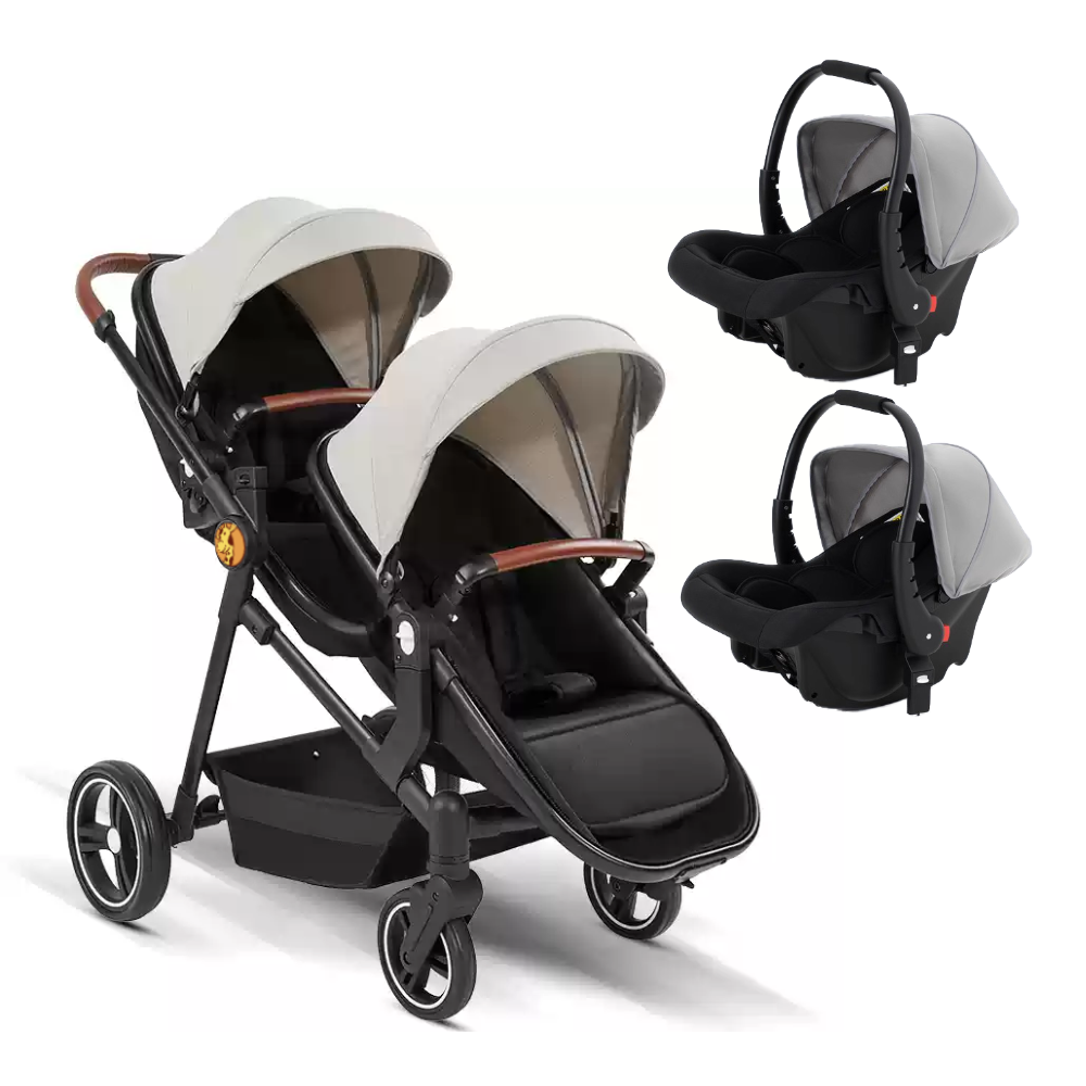 Portable double stroller hotsell