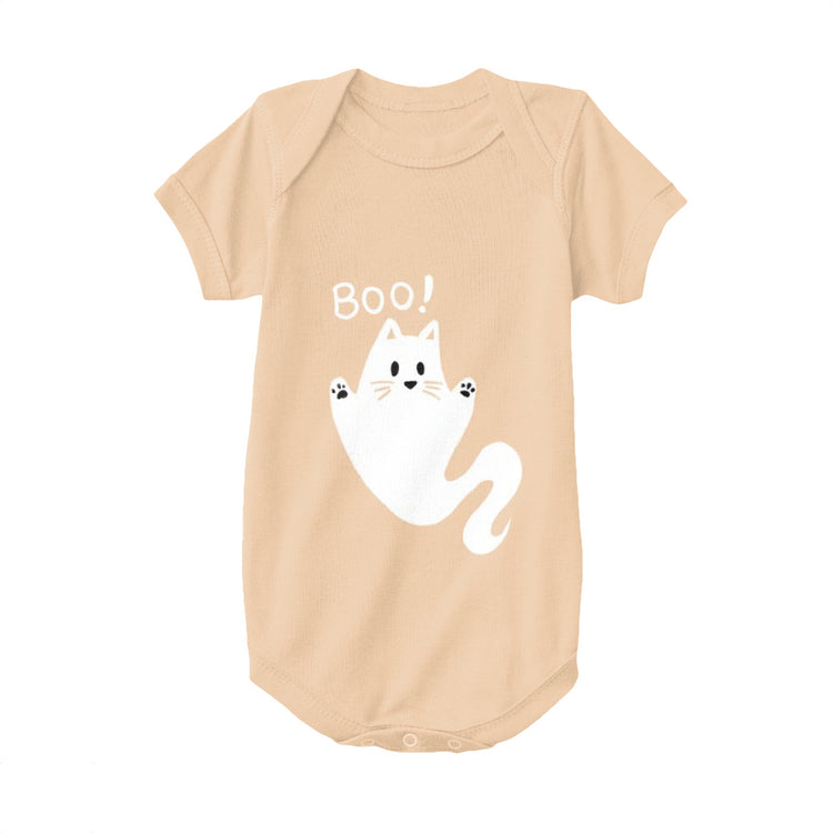 Apricot,Baby Onesie,Cat,Spooky Cat Ghost